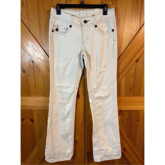 Maurices Jeans Size 3/4 White Denim Nwt (4667) Read - Picture 1 of 8